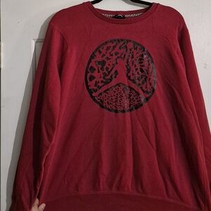 Red Jordan Graphic Sweatshirt